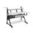 Willow Music Desk with Keyboard Tray and Earphone Rack-1172043922