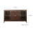 Tashaun 47.2'' Solid Wood Sideboard