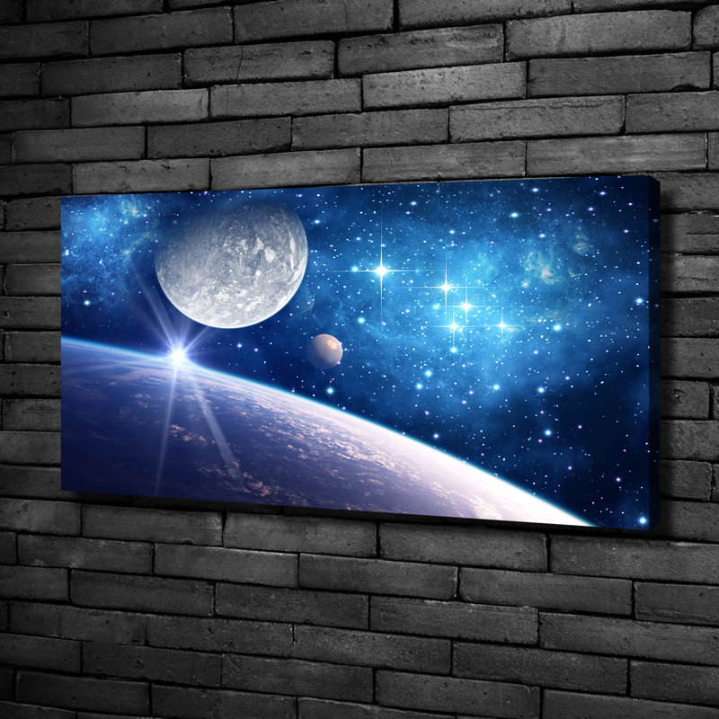 Moon - No Frame Print on Canvas