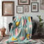 Playful Pastel Heartbeats - Couverture Sherpa de qualité supérieure 1 pièce-2101197949