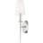 Hand-Blown Opal White Glass Wall Sconce - 4.25" ADA Compliant-559939674