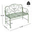 Banc de jardin extérieur - vert