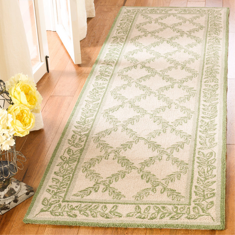 Jonsson Hand Hooked Wool Pile Geometric Rug