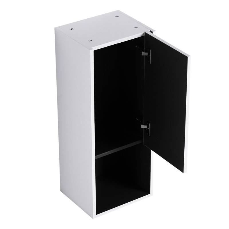 12" Bathroom Side Cabinet, Wall Mounted, Modern Appeal Long-Lasting