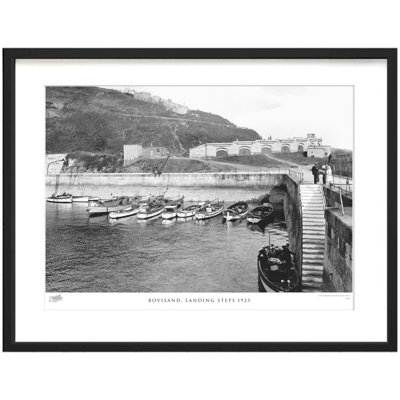 Bovisand, Landing Steps 1925 - Single Picture Frame Print