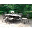 Chaise de patio avec coussin Ingram