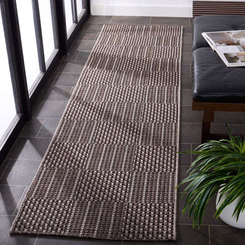 Tapis intérieur / extérieur Fultonville Sisal, Tapis de couloir 2 pi 2 po x 8 pi