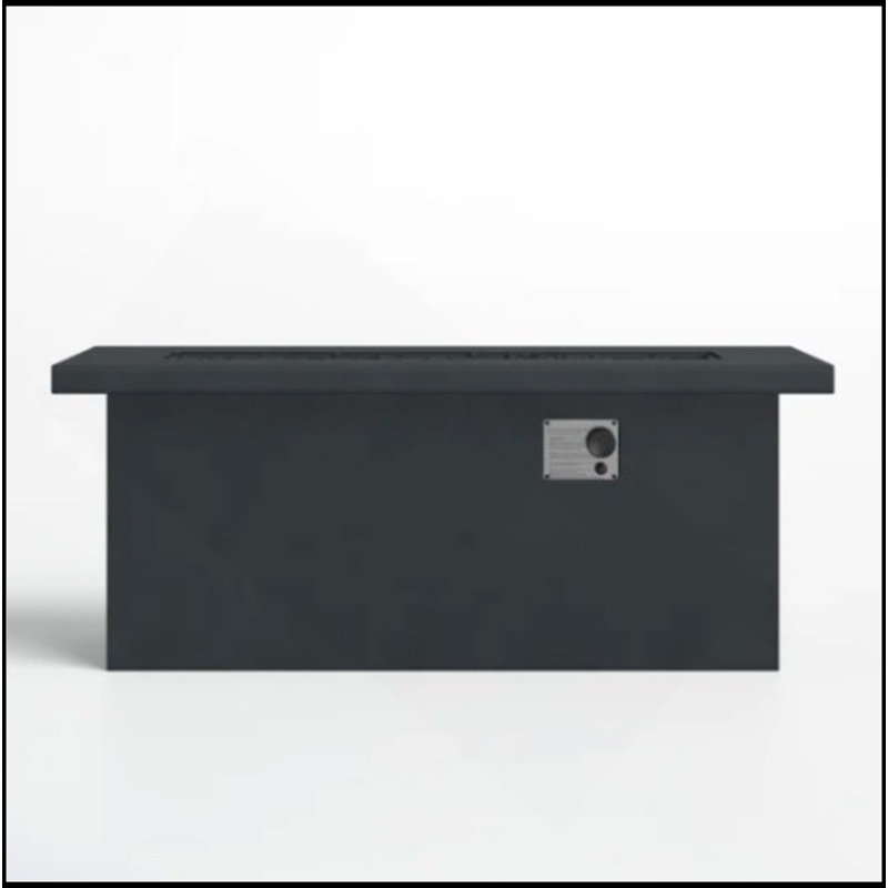 Foyer de table d'extérieur au propane / gaz naturel 24 po H, Gris anthracite
