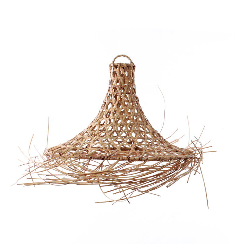 Mykonos 30 cm H Novelty Bamboo Pendant Shade ( Screw On )
