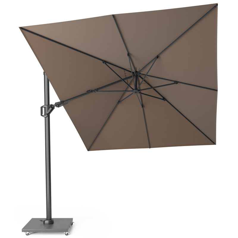 Chasiti 350cm X 260cm Rectangular Cantilever Parasol, Brown
