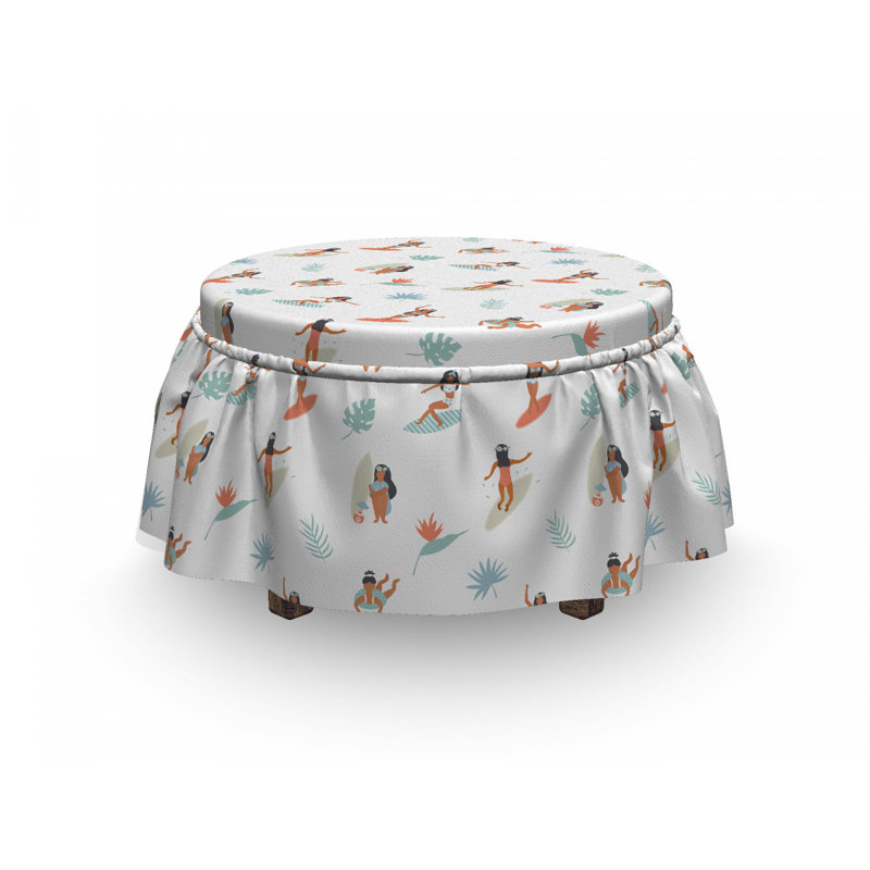 Housse pour repose-pieds avec surf pour femmes