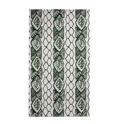 Safari Chenille Geometric Indoor Rug