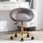 Chaise de bureau ergonomique en velours-1947232417