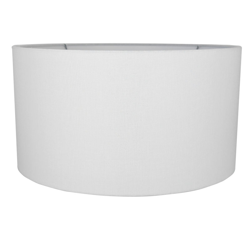 Abat-jours cylindriques 17 po en haut x 17 po en bas x 9 po, Gris
