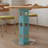 Novel irregular dining table with creative design-1654262598