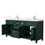 Beckett 72" Freestanding Double Bathroom Vanity with Quartz Top-1246015814-1246015815-1246015812