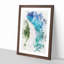 Maldives Paradise Beach - Picture Frame Painting Print-56741311-56741309
