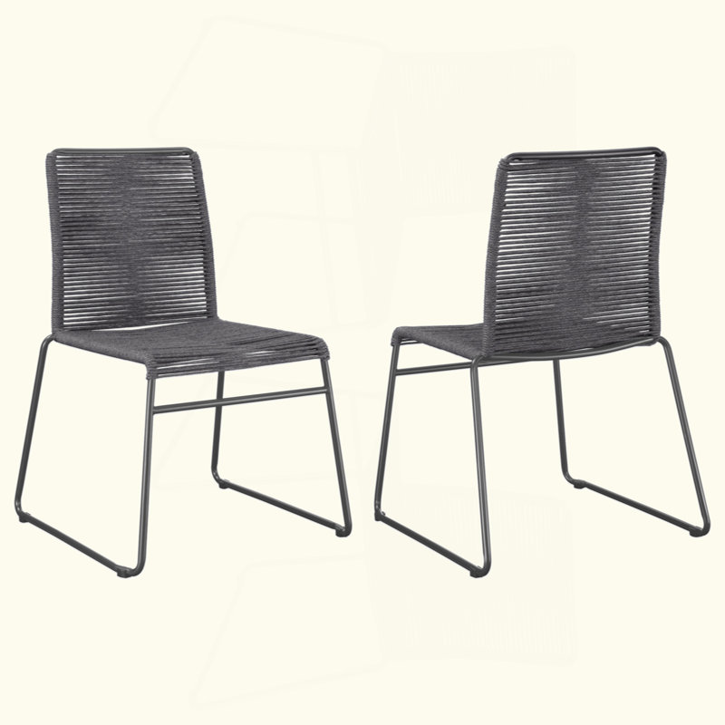 Chaise d'appoint empilable Jerome
