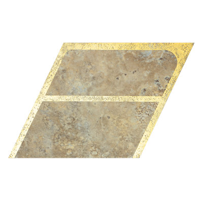 Carreau de mosaïque auto-adhésif en pierre 4 po x 4,6 po