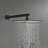 Wall Mounted Complete Shower System with Pressure Balanced Valve-93936352