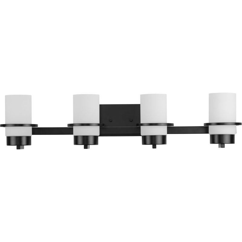 Battice 4 - Light Dimmable Vanity Light, Matte Black