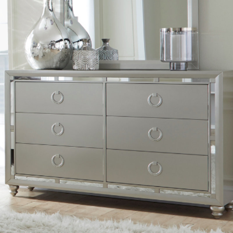 Commode argent CHLOE GEMSTONE (commode)