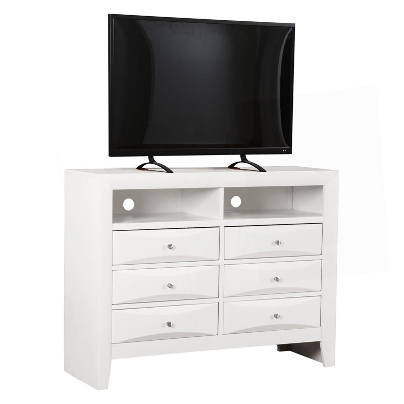 Commode média Marilla, Blanc