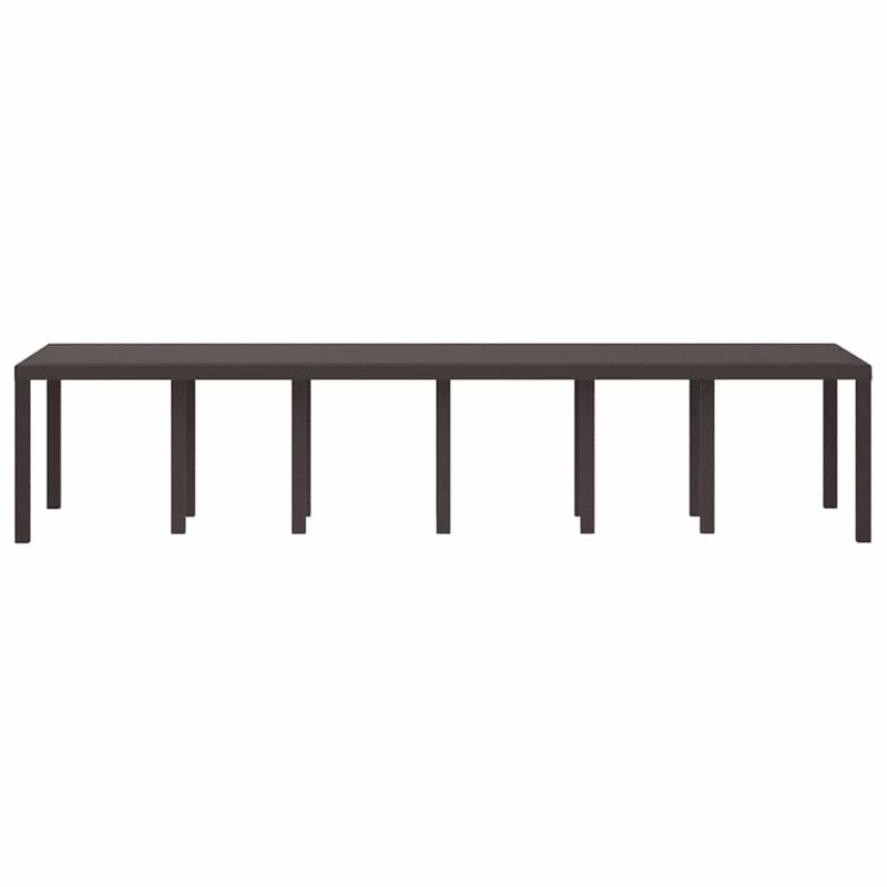 Garden Table, Brown, 73cm H x 350cm W x 100cm D