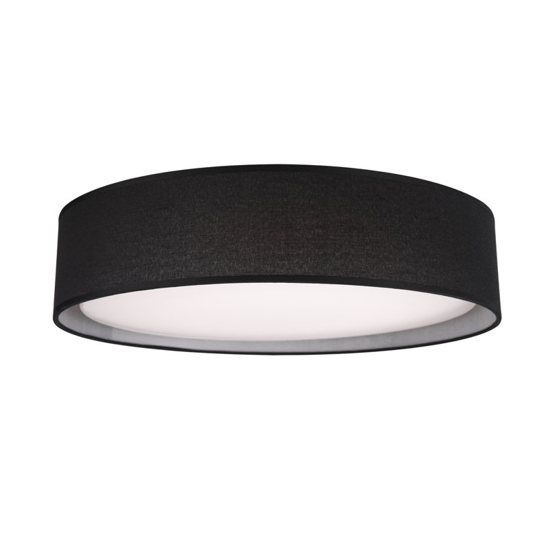 Dalton 1 - Light LED Flush Mount, Black, Black
