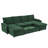 109.5" Sectional Sleeper Sofa With Pull Out Bed, U Shaped 5 Seater Modular Corduroy Sectional Sofa With 2 Storage Chaise Lounges,Cup Holders And USB Ports-1571945327