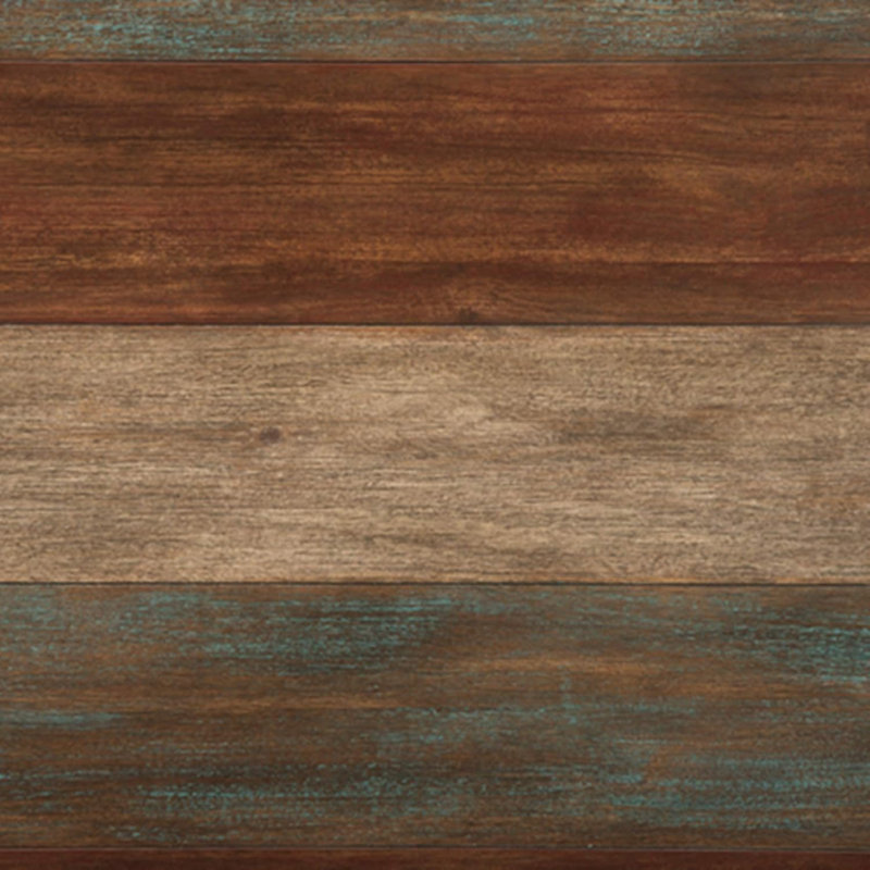 Rustic 3-Piece Multi-Color Plank Table Set: Coffee Table And 2 End Tables For Small Spaces