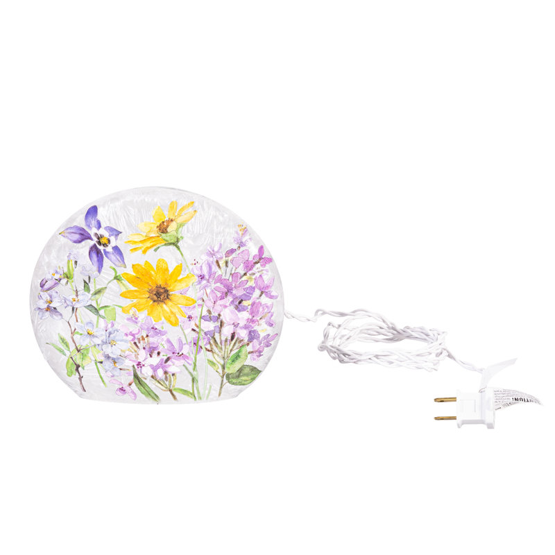 Ornement lumineux Gingham Florals, petit