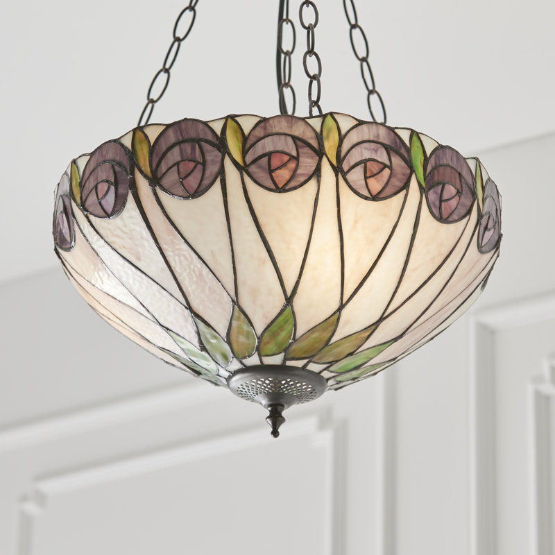Narendra 3 - Light Bronze Bowl Pendant
