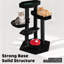 Grand arbre à chat moderne de style gothique 52,6 po - Tour pour chat d'Halloween-984109292