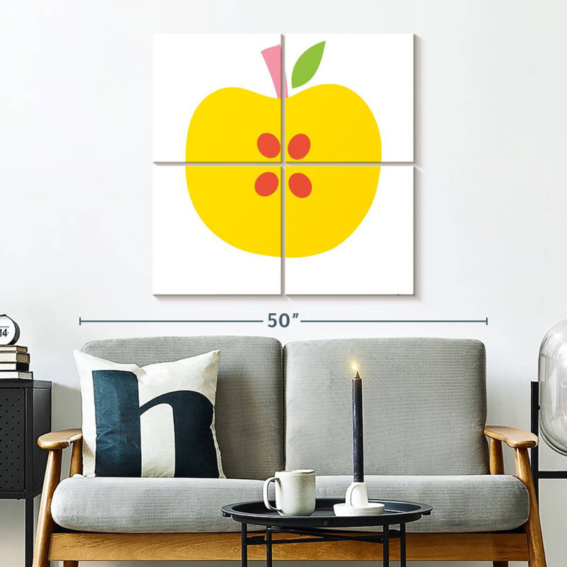 Pomme jaune Yarlin, H 32 po x l 32 po