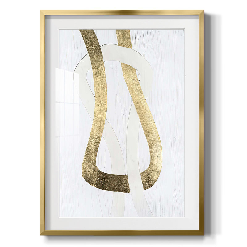 Se faire atteler II, Blanc, Papier avec cadre doré