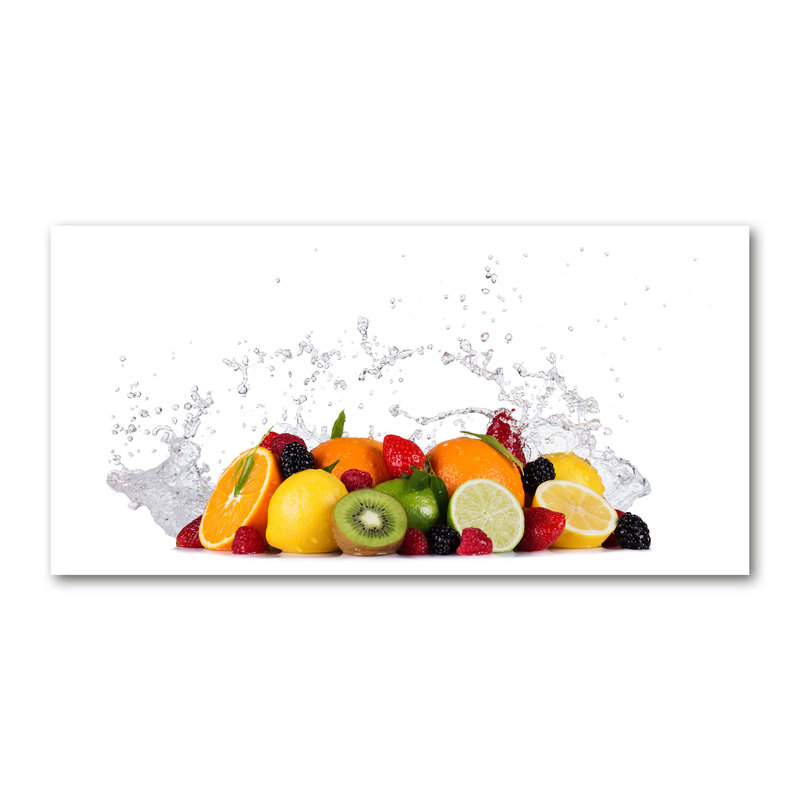 Fruit And Water - Wrapped Canvas Print, 50cm H x 100cm W