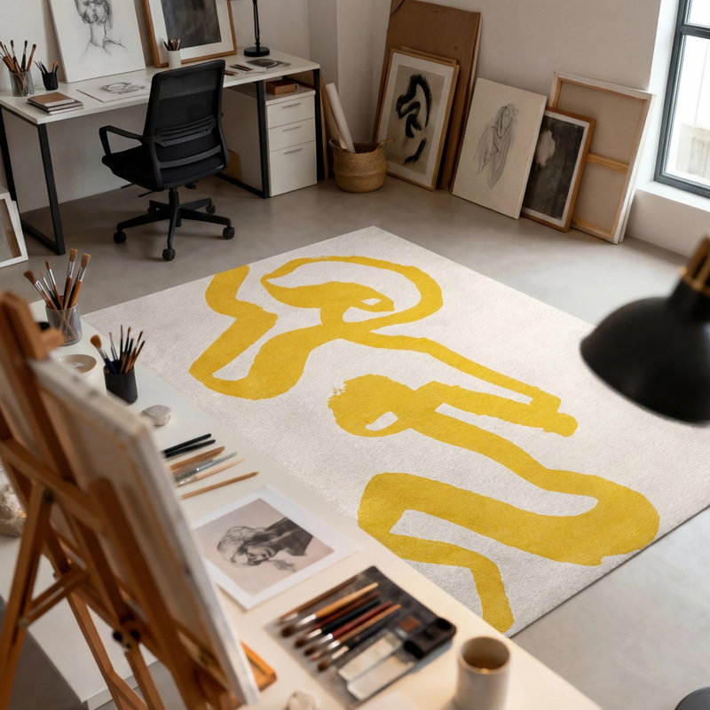 8315 Pure, Yellow, Rectangle 200 x 280 cm