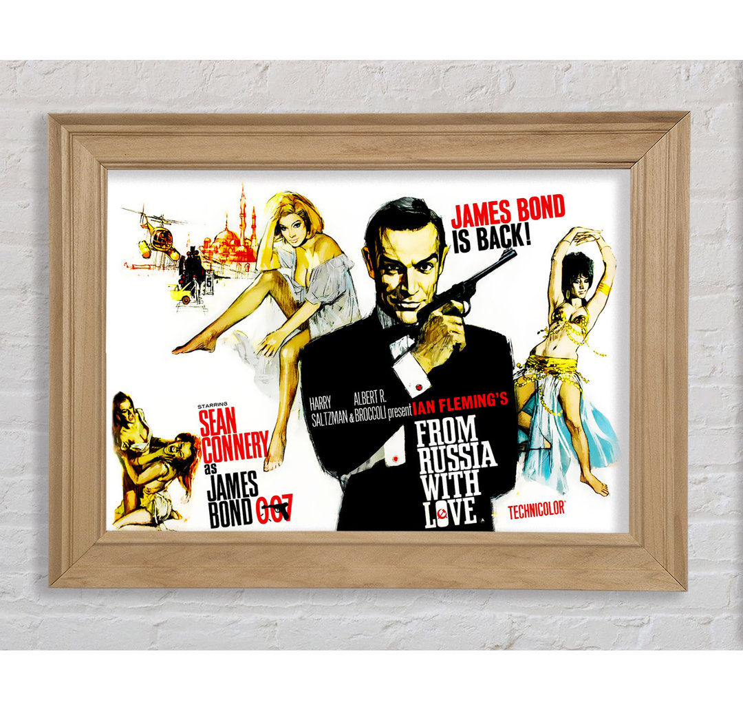 Sean Connery From Russia With Love - Einzelner Bilderrahmen Kunstdrucke