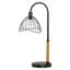 Lampe arquée en métal