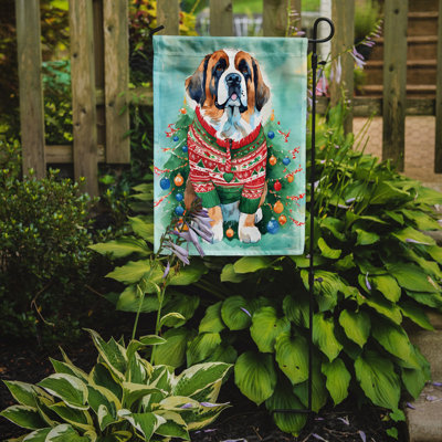 Drapeau de Noël Saint-Bernard