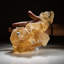 Golden Calcite from Tieshan District, Huangshi Prefecture, Hubei Province, China
