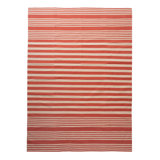 Red Flatweave Cotton Rug - 8'1"" x 11'1""
