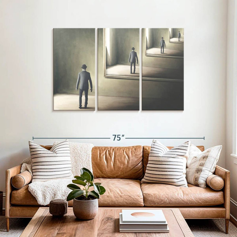 Kelan Infinite Man, 36" H x 57" W