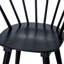 Chaise en bois massif avec accoudoirs Burkes