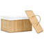 Boîte de rangement vidaXL, tissu moyen pliable-1712001163
