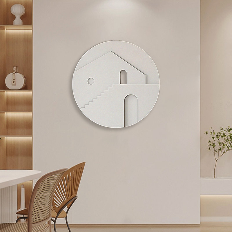 White 3D Embossed Wall Murals, 39.37" H x 39.37" W x 1.18" D