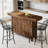 Chating Table  With Footrest,Bar Table,Dining Table,Kitchentable