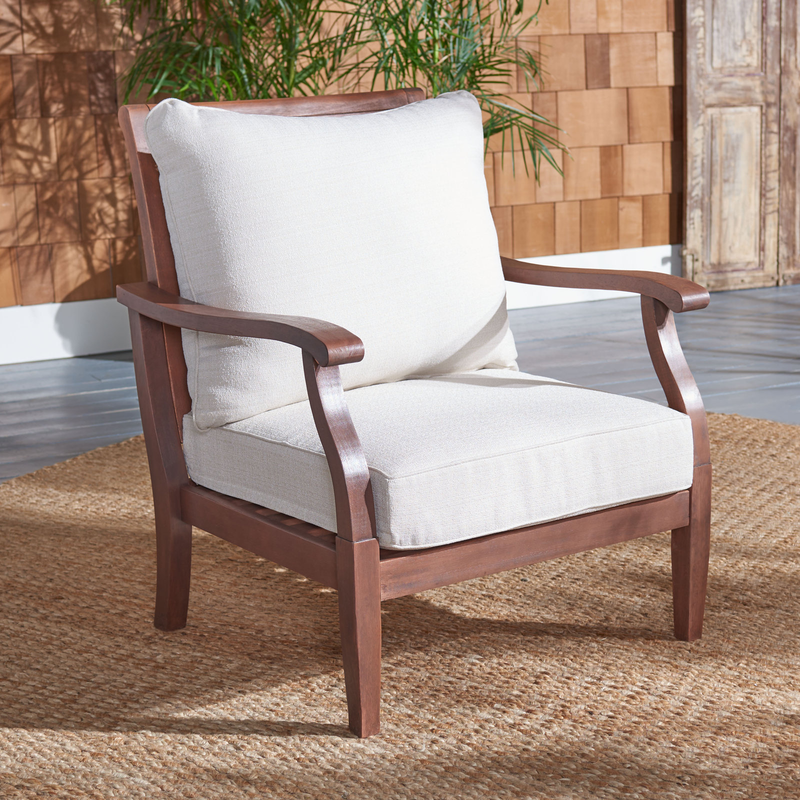 Oria Eucalyptus Outdoor Lounge Chair