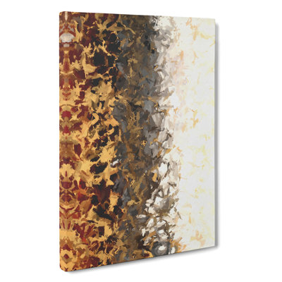 Divided Abstract - Wrapped Canvas Print